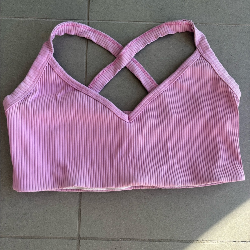 Year of Ours Light Purple Razorback Sports Bra